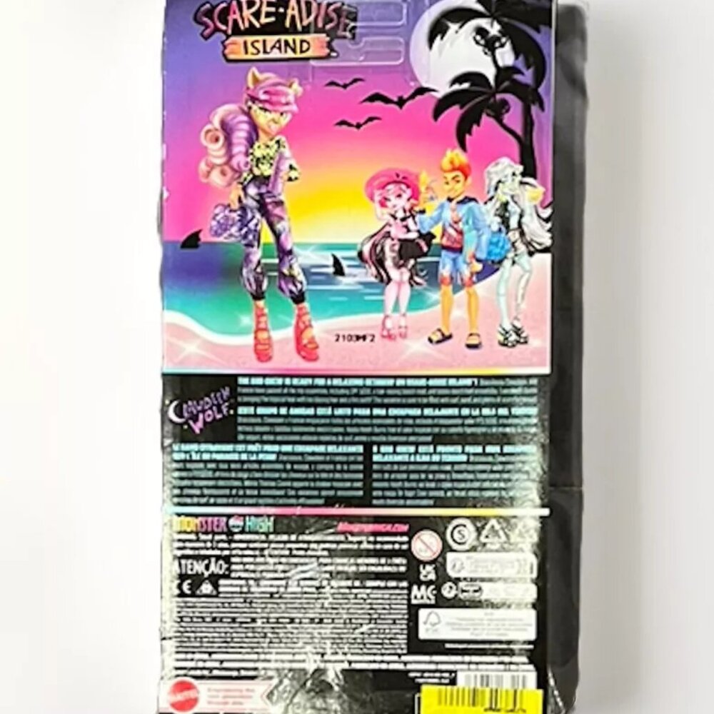 Monster High 13" Clawdeen Wolf Doll Scare-adis Island - Picture 2 of 2